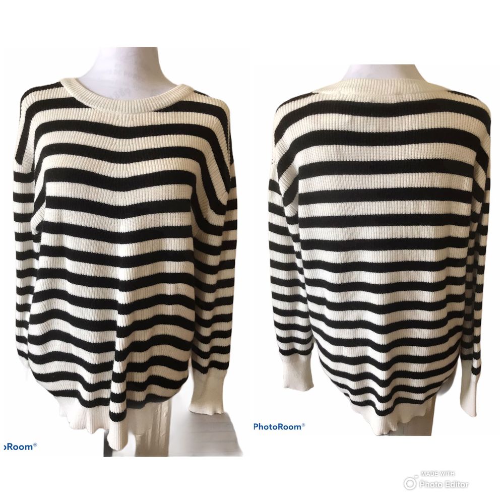 Workshop Long Sleeves Stripes Sweater S